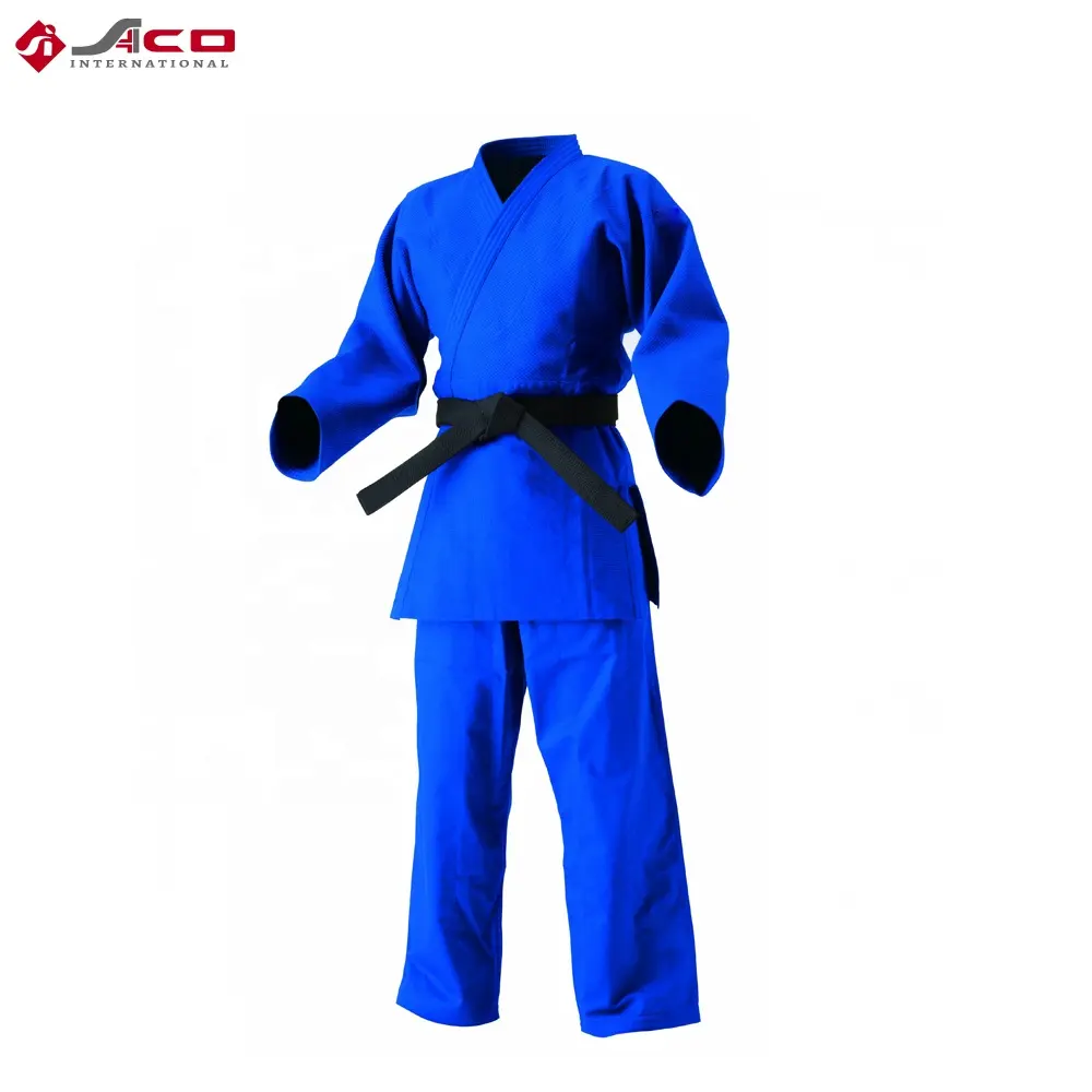 Uniforme bleu pour jiu jitsu, logo personnalisé de haute qualité, usine, brésilien, bleu