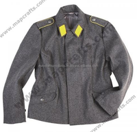 Manteau long imperméable personnalisé en tissu 100% laine, uniforme pour hommes et femmes, respirant, style allemand de la Seconde Guerre mondiale