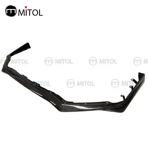 Front Bumper Lip For SUBARU WRX 18-on ST Style - Carbon Fiber Body Kits