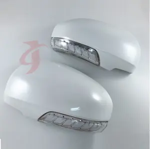 Accesorios de coche para TOYOTA VENZA/ PRIUS/IQ/MARK X ZIO/AVALON/ANA10 ~ 2009 ~ cubierta de espejo lateral LED