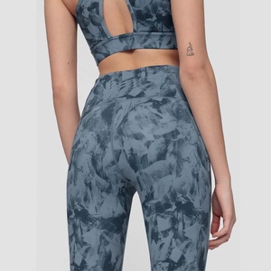 2026 Wholesale Women's <b>Clothing</b> Digital Print Sports Wear Bra Set Waistcoat Sleeveless Sport 1 Piece Sets Spandex/Polyester - Product Image 4