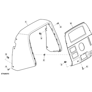 Tornillo de tractor 37M7179 Pieza de repuesto OEM genuina, sujetador duradero para equipos y maquinaria JD - Product Image 2