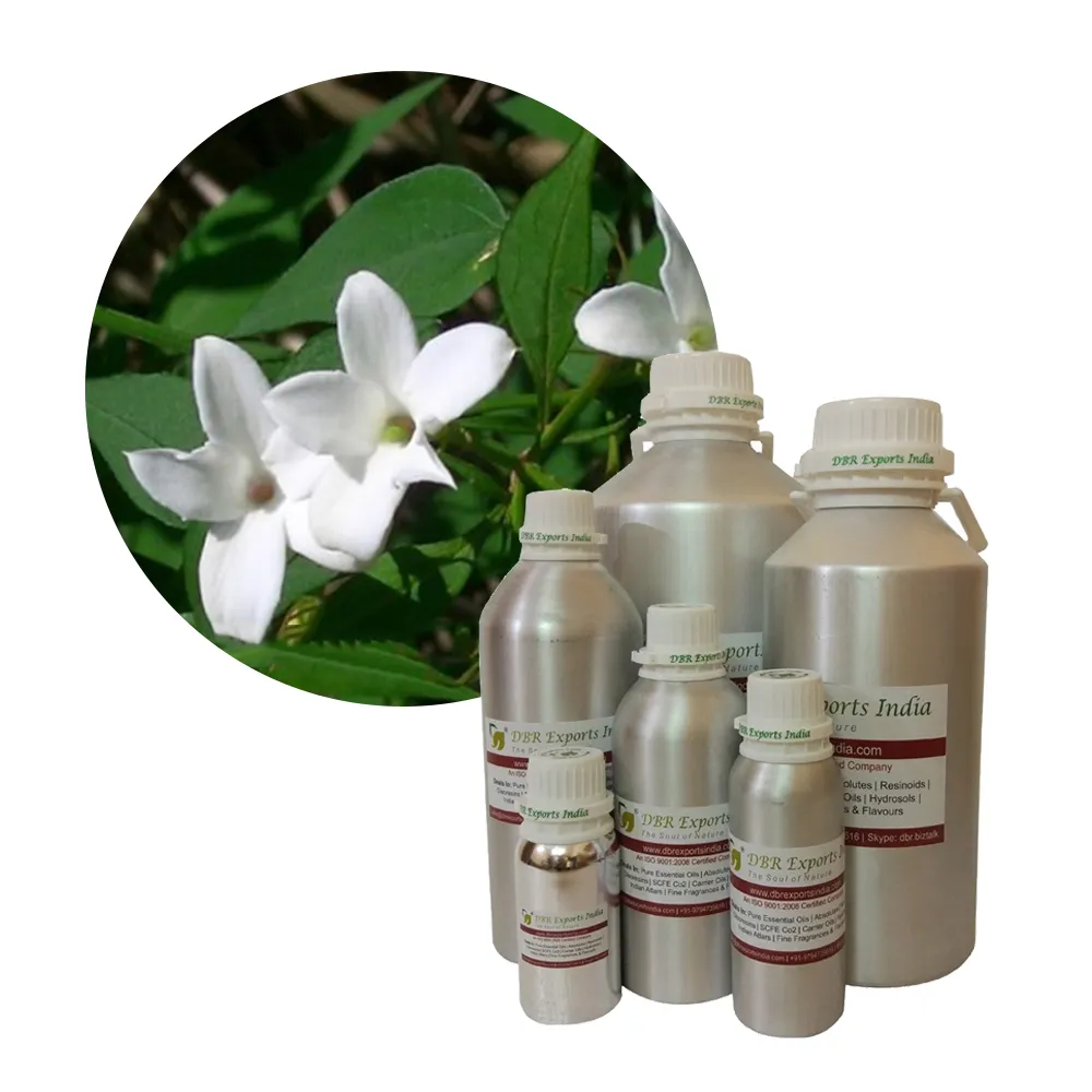 Jasmine Minyak Murni Jasminum Grandiflorum Minyak Absolut Diekstrak untuk Kosmetik Premium dan Produk Perawatan Kulit