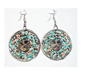 Best Timepieces <b>Earrings</b> Fashionable Design and colorful <b>earrings</b> and Finishing Metal <b>Earrings</b> Design Bead Dangle <b>Hook</b> <b>Earring</b> - Product Image 1