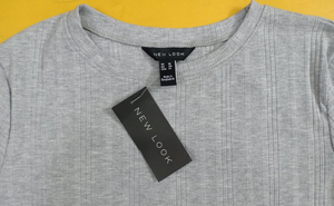 เสื้อยืดผู้หญิงแขนยาว คอกลม ผ้าคอตตอนย้อมสี สำหรับฤดูใบไม้ร่วง สไตล์ลำลอง ผลิตจากโรงงานเสื้อผ้าแบรนด์ดัง ค้างสต็อก - Product Image 3