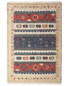 พรมปอกระเจาถักแบบแบนสำหรับห้องนั่งเล่น - Product Image 2