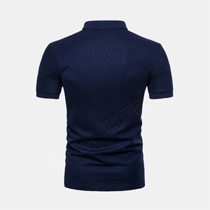 Bonne qualité à manches courtes Slim Fit Polo personnalisé 100% coton polo T-shirt étiquette personnalisée hommes chemise par un apex - Product Image 4