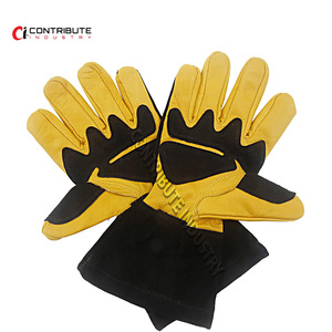 Gants de soudage en cuir de qualité supérieure Offre Spéciale Taille personnalisée Protection des mains et des bras résistante à la chaleur et au feu - Product Image 5