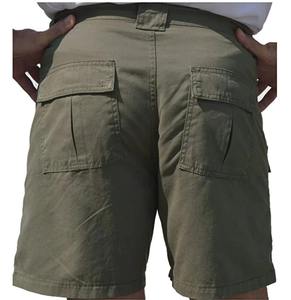 Custom Male Shorts Multi Pocket Summer Loose Zipper Breeches Khaki Plus Size Short Pant Casual Cotton Long Mens Cargo Short - Product Image 4