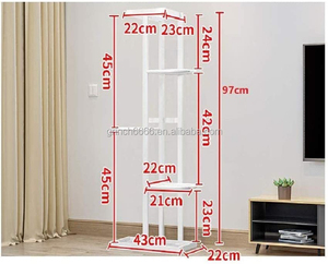 Support de Pots de fleurs en métal, 2020 pièces, 5 niveaux, support pour plantes à fleurs d'intérieur, présentoir - Product Image 6