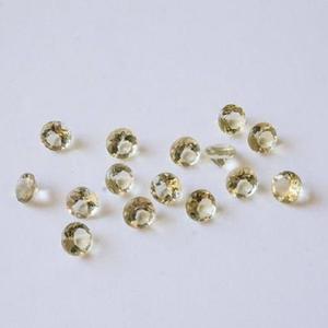 6mm 8mm Naturel Citron Quartz Pierre À Facettes Ronde Coupe Gemme En Gros Pierres En Vrac pour La Fabrication De Bijoux En Ligne Usine Fournisseur - Product Image 1