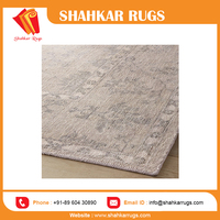 Shahkar Rugs Modern Design Abstract Hand Knotted Tufted Wool Carpet Rug High Quality Antimicrobial Washable Medium Pile Home