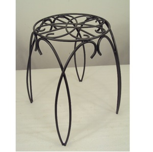 Metal <b>Pot</b> <b>Stand</b> Indoor Outdoor Wrought Iron - Product Image 5