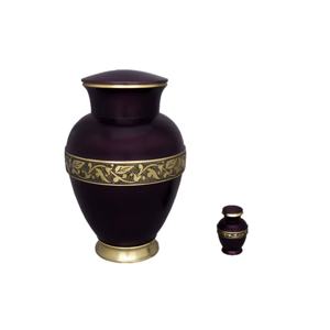 Urna de cremación de Metal de diseño contemporáneo o urna de recuerdo Urnas conmemorativas funerarias para decoración de servicios de entierro Llegada caliente - Product Image 1