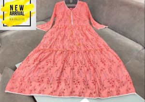 Georgette-vestido Floral de zorro especial para mujer, traje largo de verano - Product Image 3