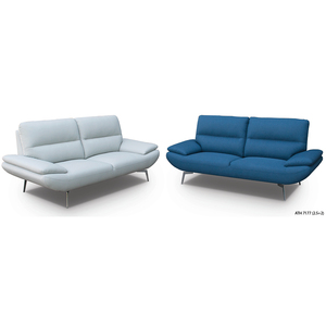 Série de canapés ATH 7177, meubles de salon modernes et luxueux, cuir véritable, tissu, design modulaire, dossier haut, canapé 3+2+1, fauteuils - Product Image 3