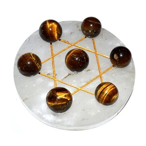 Supplier's Feng Shui Tiger Eye Healing <b>Set</b> <b>Crystal</b> Quartz Ball Agate Metaphysical Tool <b>Crystal</b> Quartz Ball Ball Healing <b>Set</b> - Product Image 1