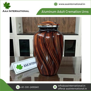 Urnes funéraires pour adultes de style américain en aluminium de qualité supérieure à prix de gros - Product Image 2