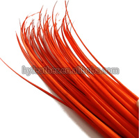 60cm rose colonne vertébrale plume plumes d'autruche pour artisanat bricolage chapellerie chapeau course fascinateur chapeaux casque cheveux Costume accessoire