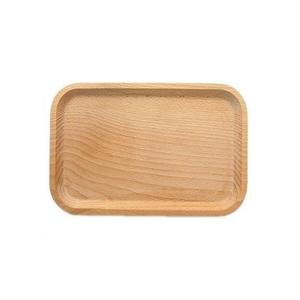 Plateau de service en bois de couleur marron en vrac pour accessoires de maison et d'hôtel plateau de service de collations de qualité supérieure - Product Image 3