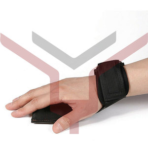 Poignées de levage gymnastique, à 3 trous, en Fiber de carbone, pour les tractions, entraînement de musculation - Product Image 4