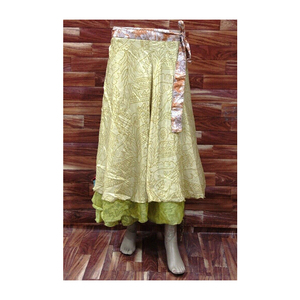 Falda envolvente mágica para mujer, faldas con diseño Floral, venta directa de fábrica, India, venta al por mayor - Product Image 2