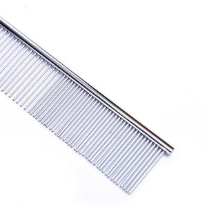 Wholesale High Quality Stainless Steel Pet Cat <b>Dog</b> Comb Pet Cleaning Hair <b>Grooming</b> Comb Tools - Product Image 4