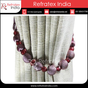 High Quality Fancy and Trendy Crystal <b>Curtain</b> Tiebacks for Decoration Manufacture From India for <b>Beaded</b> Tieback - Product Image 3