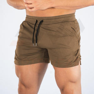 Pantalones cortos de gimnasio personalizados para hombre, 100% algodón, diferentes colores, con logotipo personalizado, verano, venta al por mayor, 2022 - Product Image 2