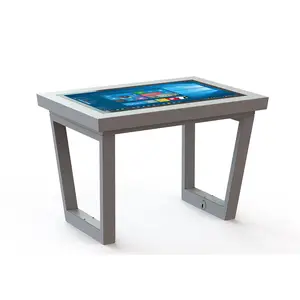 Tavolo multimediale interattivo da 55 "chiosco I5 8/120GB Win 10 Multi Touch opzionale 400 Nits K55PT Temas Indoor 3mm