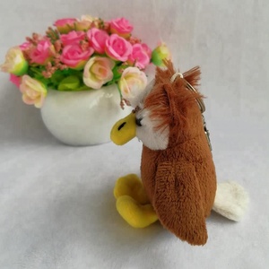 China nuevo diseño promoción lindo búho de peluche llavero - Product Image 2