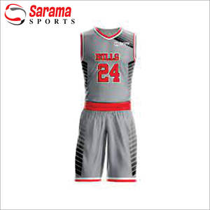 Ensemble d'uniformes de basket-ball pour hommes à séchage rapide avec sublimation et nom de votre équipe Taux bon marché de haute qualité, - Product Image 1