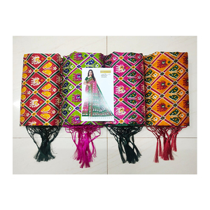 ส่าหรีผ้าไหมพิมพ์ลายกาลามาริบริสุทธิ์พร้อมเสื้อเบลาส์ราคาขายส่งสำหรับโอกาสพิเศษ100% - Product Image 1