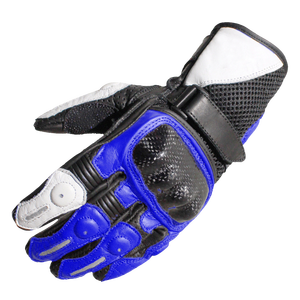 Guantes de carreras de cinco dedos de cuero genuino de calidad superior a prueba de viento pantalla táctil motocicleta Unisex deportes ciclismo protector - Product Image 6