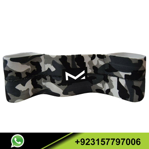 Banc de Camouflage avec collants et bandes de résistance, pour les exercices de poids et la gymnastique, à Logo personnalisé, noir et gris - Product Image 3