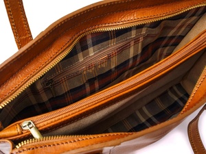 Sac à main rétro en cuir souple pour femme, fourre-tout de travail, personnalisable, pour tous les jours, Style classique, avec pochette à fermeture éclair à l'intérieur, référence 0012 - Product Image 6