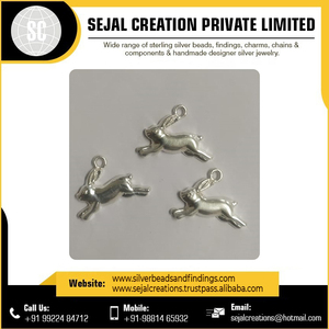 925 Sterling Silver Charms Custom Jewelry India-Sejal Creation Indian Seller Supplier Factory Price Vintage Cute <b>Flower</b> Gifts - Product Image 5