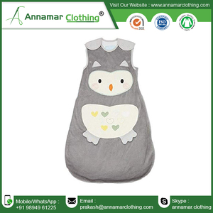 Saco de dormir de algodón con diseño personalizado para bebé - Product Image 2