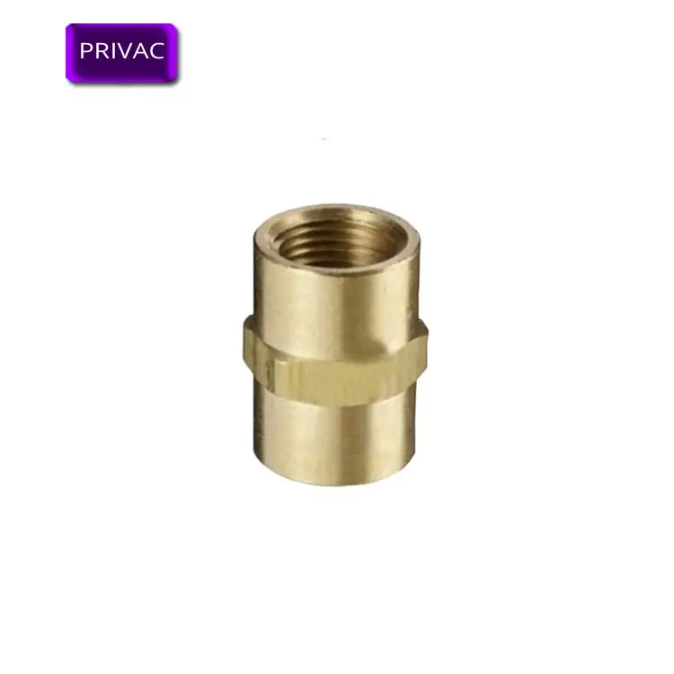 Wide Range of Natural Yellow Finished Brass Female Pipe Nipple for Plumbing