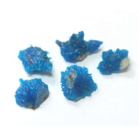 Natürlicher Seltener Cavansit-Kristall Druzy Mikro-Exemplar Raue Edelsteinform 8x13mm-10x18mm Hochwertige Schmuckherstellung
