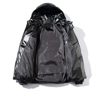 Veste en duvet pour hommes, coussin brillant, personnalisé de haute qualité, pour l'hiver