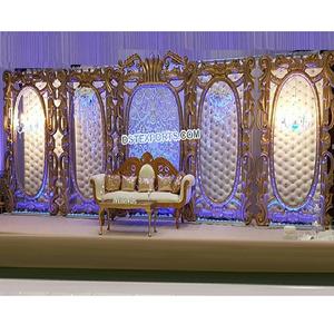 Rustic Wedding Reception Photo Frame Backdrop Muslim Wedding Ceremony Backdrops Frames Perfect Wedding Stage Backdrop Panels - Product Image 1