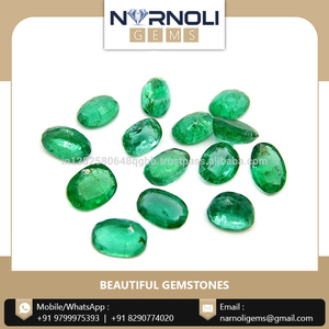 พลอยมรกตสีเขียวธรรมชาติทรงรีเจียระไนแบบเหลี่ยม คุณภาพเยี่ยม เกรดเบอร์ริลคริสตัล สำหรับแหวนหรูหรา จี้ และงาน DIY เครื่องประดับ - Product Image 6