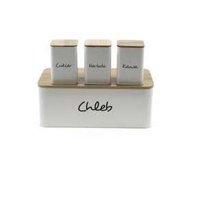 Contenedor de pan galvanizado de diseño, bote de pan NATURAL de acero inoxidable - Product Image 6