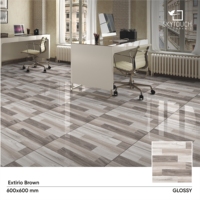 Carrelage mural et de sol moderne en porcelaine 600x600mm pour salle de bain SKYTOUCH couleur beige, garantie à vie, résistant à l'usure, leader indien