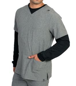 Conjuntos de srubs con estampado blanco para mujer, ropa para correr, tops médicos, antigripal, uniforme médico, traje de enfermera - Product Image 5