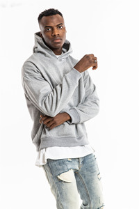 2021 Custom 100% Cotton Heavy Thick Hooded Stringless Fleece Hoodies Winter Season Accessory - Product Image 5