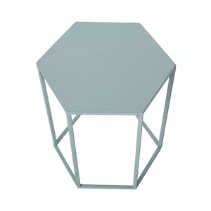 โมเดิร์นที่มีสีสันโลหะกรอบโลหะห้องนั่งเล่นตารางด้านข้าง - Product Image 4