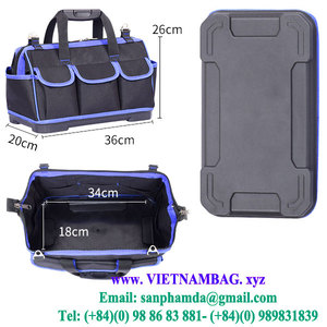 กระเป๋าใส่อุปกรณ์เครื่องมือผ้าโพลีเอสเตอร์ บริการ OEM จากผู้ผลิตเวียดนาม ขายดีที่สุด รับทำโลโก้ตามสั่ง - Product Image 2