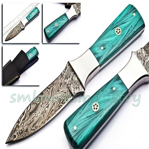 Couteau de chasse en acier, ustensile fait main, damas belle manche en résine (Smk1807) 1 pièce - Product Image 2